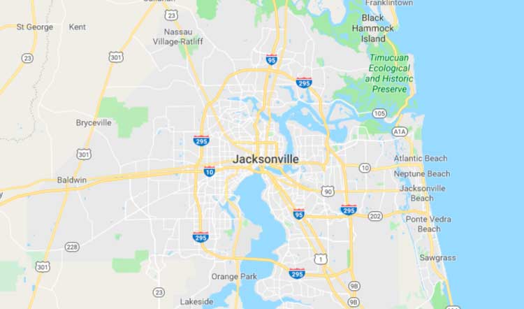 Bio-One of Duval County decontamination and biohazard cleaning service areas
